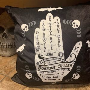Fortune witchy pillow